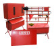 Shields and metal fire stands, sand boxes and equipment